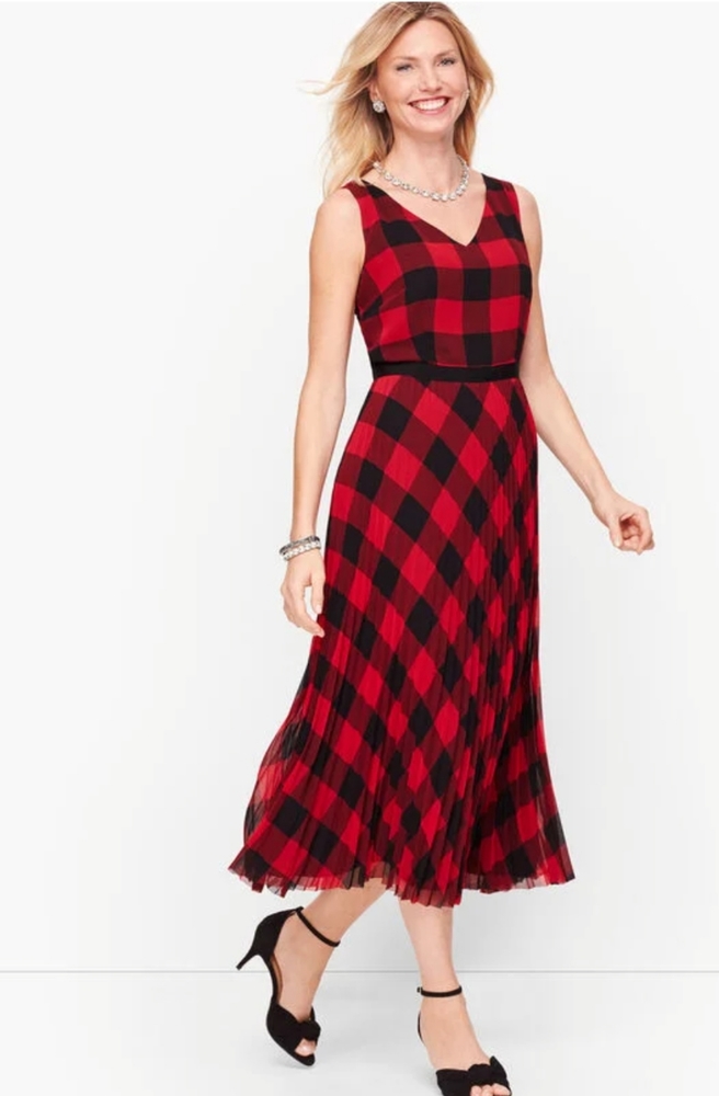 Talbots Buffalo Check Dress